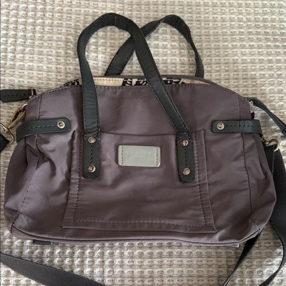 RADLEY LONDON Black and Gray Crossbody Bag
